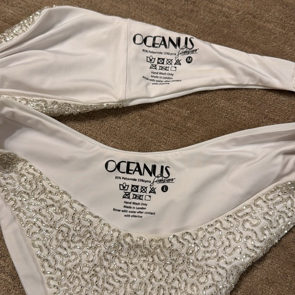 Oceanus Sandy Bandeau Bikini Top & Bottoms - Picture 5 of 7